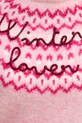 MC2 Saint Barth sweter z dodatkiem wełny z alpaki QUE0031 różowy