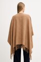 Odzież Guess poncho AW5421.POL03 brązowy
