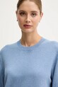 Pepe Jeans sweter z domieszką wełny niebieski PL7000035
