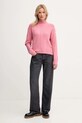Pepe Jeans sweter z domieszką wełny PL7000032 różowy AW25