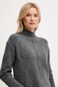 Pepe Jeans sweter z domieszką wełny szary PL7000032