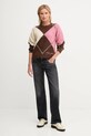 Pepe Jeans sweter z domieszką wełny PL7000037 brązowy AW25