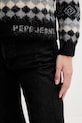 Pepe Jeans sweter z dodatkiem wełny PL7000039 szary