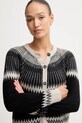 Кардиган с примесью шерсти Pepe Jeans чёрный PL7000048
