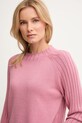 Pepe Jeans sweter z dodatkiem wełny różowy PL7000056