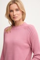 Pepe Jeans sweter z dodatkiem wełny różowy PL7000056