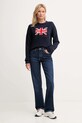 Pepe Jeans sweter PL7000058 granatowy AW25