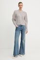 Twinset kardigán gyapjú keverékből 252AP3060 szürke AW25