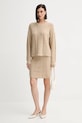 Свитер с примесью шерсти Twinset 252AP3043 бежевый AW25