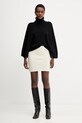Pončo Twinset 252LI3NFF čierna AW25