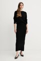 Twinset sweter wełniany 252TP3495 czarny AW25