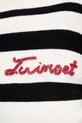 Svetr s příměsí kašmíru Twinset 252TP3090 černá