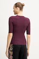 Îmbrăcăminte Twinset tricou 252TP3240 burgundia