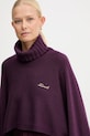 Twinset pulóver gyapjúkeverékből lila 252TT3422