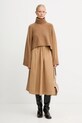 Светр із додаванням вовни Twinset 252TT3422 коричневий AW25