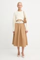 Twinset pulover din amestec de lână 252AT3120 bej AW25