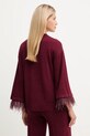 Odzież Twinset sweter z dodatkiem wełny 252LL3FAA bordowy