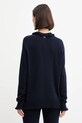 Odzież Twinset sweter z wełną 252TT3350 granatowy