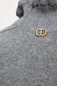Twinset sweter z wełną 252TT3350 szary