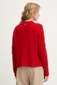 Odzież Twinset sweter z wełną 252TT3136 czerwony