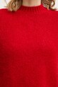 Twinset sweter z wełną 252TT3136 czerwony