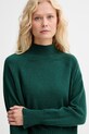 Twinset pulover de cașmir verde 252TT3531