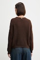 Одяг Светр з вовною Twinset 252TT3201 коричневий