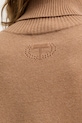 Twinset sweter kaszmirowy 252TT3533 brązowy