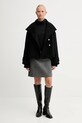 Twinset sweter z dodatkiem wełny 252TF3023 czarny AW25