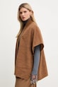 Twinset poncho brązowy 252TO5420