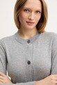 Armani Exchange cardigan din amestec de lână gri XW001163.AF16181