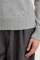 Armani Exchange sweter z dodatkiem wełny XW001164.AF16181 szary