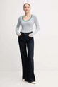 Calvin Klein Jeans sweter LV044D360G szary AW25