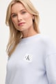 Pamučni pulover Calvin Klein Jeans plava LV047D351G