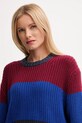 Calvin Klein Jeans sweter bawełniany granatowy LV047D302G