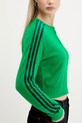 Kardigán adidas Originals Fluffy Cardigan JW5177 zelená