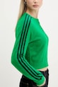 adidas Originals kardigan Fluffy Cardigan JW5177 zielony