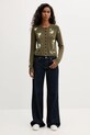 MAX&Co. kardigan 2526346051200 zielony AW25