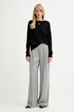 MAX&Co. sweter wełniany 2528366014200 czarny AW25