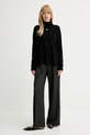 MAX&Co. sweter wełniany 2528366024200 czarny AW25
