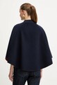 MAX&Co. poncho dwustronne z dodatkiem wełny 2526736037200 granatowy AW25
