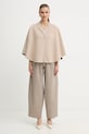 Odzież MAX&Co. poncho dwustronne z dodatkiem wełny 2526736037200 beżowy