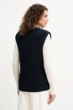 Îmbrăcăminte Luisa Spagnoli vestă de lână 100076 bleumarin