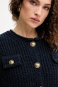 Luisa Spagnoli vestă de lână bleumarin 100076