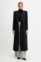 Luisa Spagnoli sweter wełniany 100106 czarny AW25