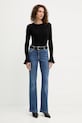 Luisa Spagnoli sweter wełniany 100119 czarny AW25