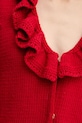 Luisa Spagnoli kardigan wełniany 100274 czerwony