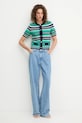 Morgan cardigan MCELIN verde AW25