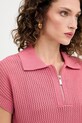Morgan tricou polo roz MLAOS