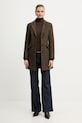 Шерстяной свитер Liu Jo MF5059.MS009 коричневый AW25